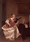The Lute Player by Gerard ter Borch